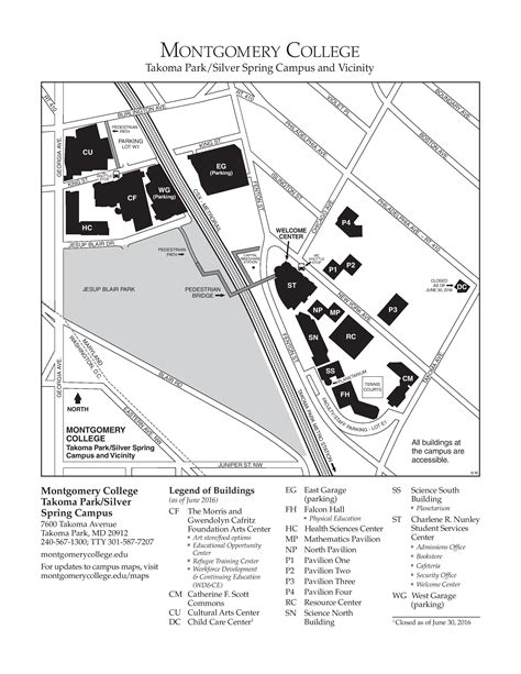 Montgomery College Campus Map – Map Vector