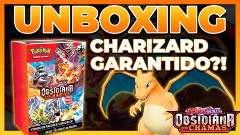 Abri A Booster Box Obsidiana Em Chamas Carta Do Charizard Garantida