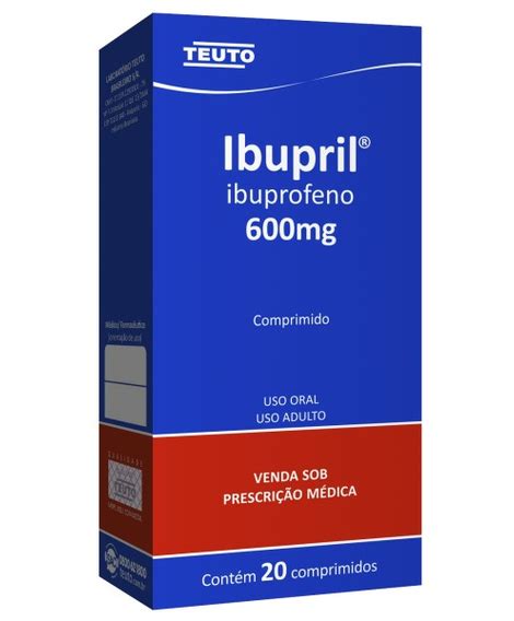 Ibupril 600mg 20 Comprimidos Na Drogaria Cristal Online