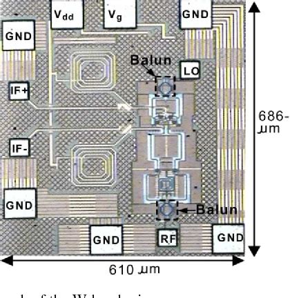 Figure From W Band Active Down Conversion Mixer In Bulk Cmos