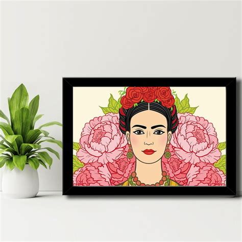 Quadro Frida Kahlo Mdf Elo Produtos Especiais