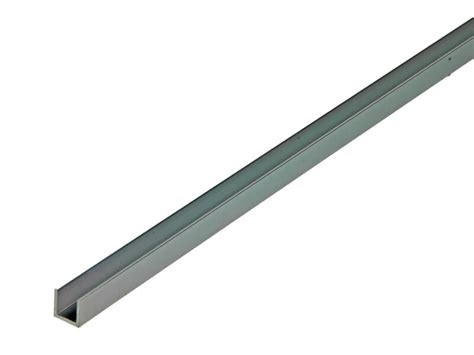 Arcansas U Profiel 1m 10x10 Mm Geanodiseerd Aluminium Blinkend Hubo