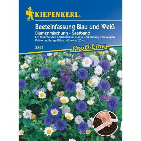 Kiepenkerl Beeteinfassung Blumenmischung Blau Und Wei Kaufen Bei Obi