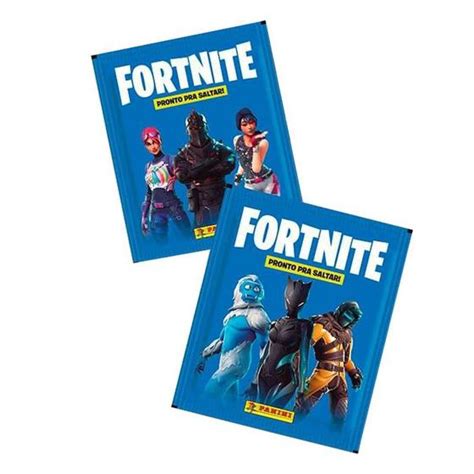 Kit Oficial Fortnite 60 Figurinhas Aleatorias Panini Figurinhas