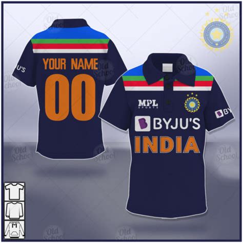 Personalise Indian Cricket Team 1999 World Cup Vintage Retro Jersey ...