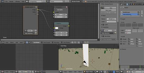 rendering - How to setup a heat haze effect in the compositor - Blender ...