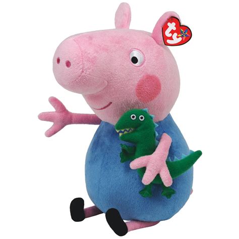 Schorsch Plüsch-Figur Dinosaurier | Peppa Wutz | Peppa Pig | TY | 25 cm George | eBay