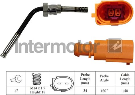 Torq Exhaust Gas Temperature Sensor Fits Audi A4 2007 2015 2 0 TDi 1