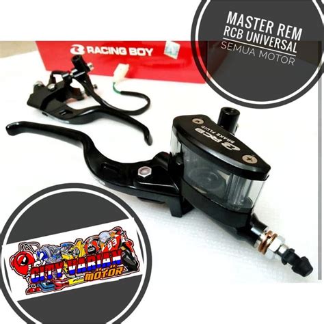 Jual Master Rem Oval 14mm RCB Universal Motor Master Rem RCB Oval 14 MM