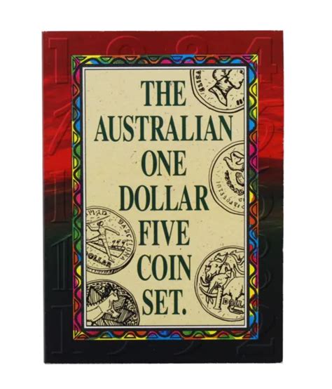 Ram One Dollar Uncirculated Five Coin Set Carded D