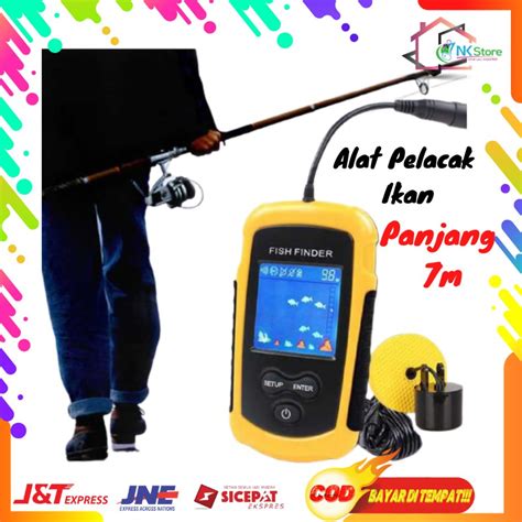 Jual Fish Finder Alat Pelacak Pendeteksi Ikan Laut Portable Sonar Range