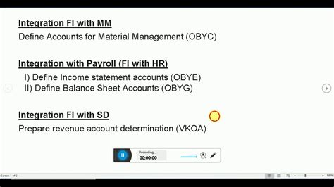 SAP FI Integration With MM HR And SD YouTube