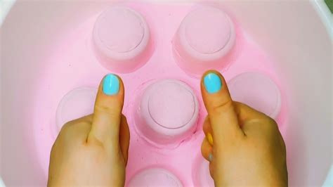 Asmr Barbie Color Pink Blue Crunchy Baking Soda Oddly Satisfying