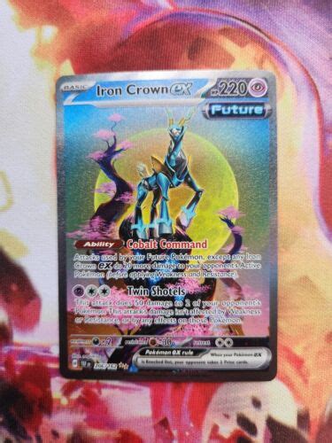 Iron Crown EX 206 162 SIR Pokemon Temporal Forces EBay