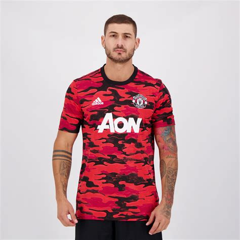 Camisa Adidas Manchester United Pr Jogo Vermelha Futfanatics