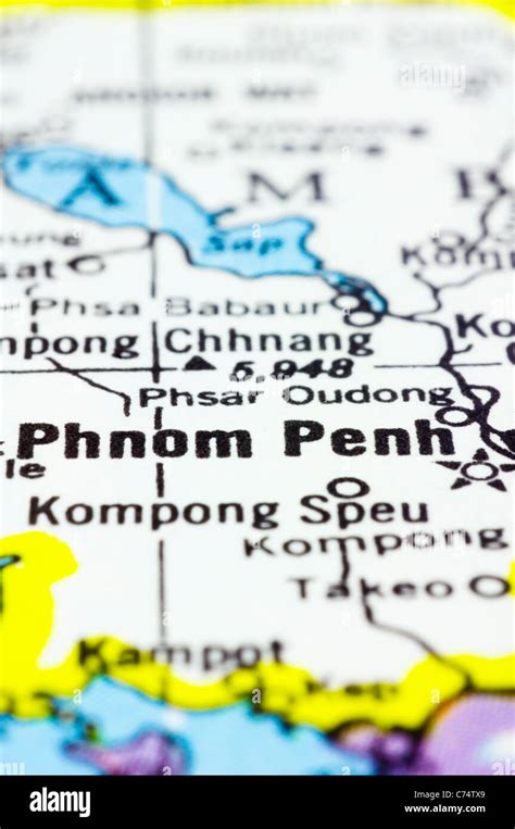 Map Of Phnom Penh Hi Res Stock Photography And Images Alamy