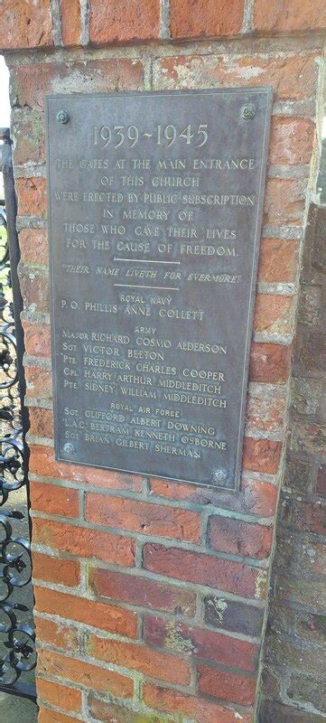 World War Ii Memorial Plaque Hollesley © Christopher Hilton