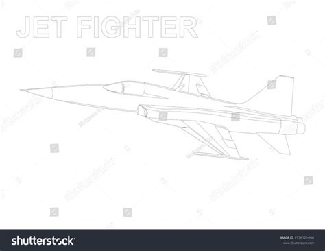 Jet Fighter Coloring Page