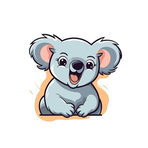 Premium Vector Cute Koala Cartoon Character Vector Illustration