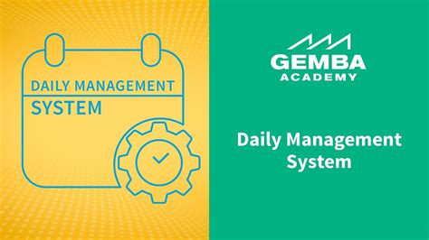 What Is A Lean Daily Management System Youtube