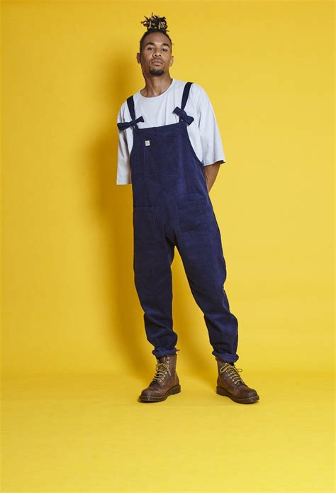 Mens Original Organic Dungarees In Sailor Blue Men S Dungarees Edgy Outfits Grunge Clothes