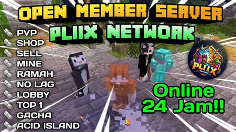 Open Member Server Mcpe Terbaru On Jam Survival Versi