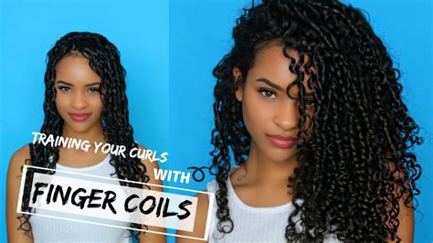 Transitioning Training Your Curls With Finger Coils Youtube