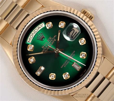 Rolex Day Date With Green Dial Sale Bellvalefarms