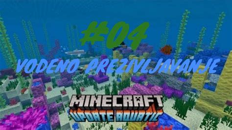 Minecraft vodeno prezivljavanje konačno smo napravili kucu 04 YouTube