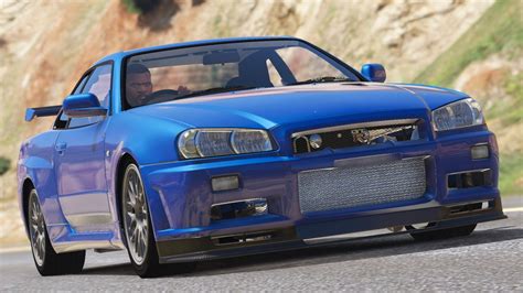 Nissan Skyline R34 GT-R (NoHz) Handling Improvement - GTA5-Mods.com