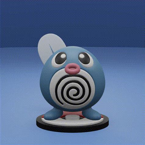 Fichier Stl Pokemon No Poliwag Poliwhirl