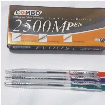 Jual Pulpen Ballpoint Combo M Pen Plastik Shopee Indonesia