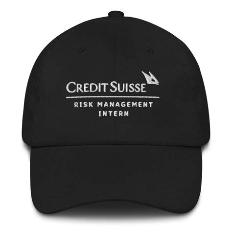 Credit Suisse Risk Management Intern Dad Hat Etsy