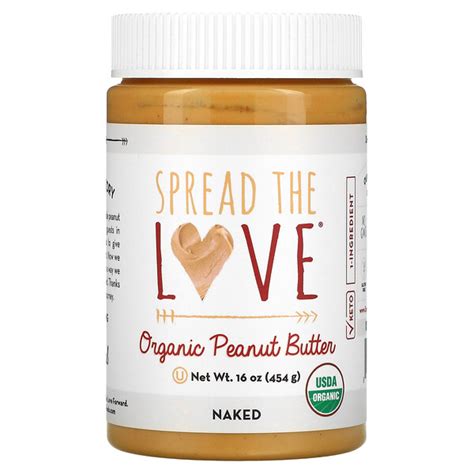 Spread The Love Organic Peanut Butter Naked Oz G