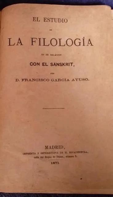 La Filolog A En Relaci N Con El Sanskrit Edici N Ejemplar Nico