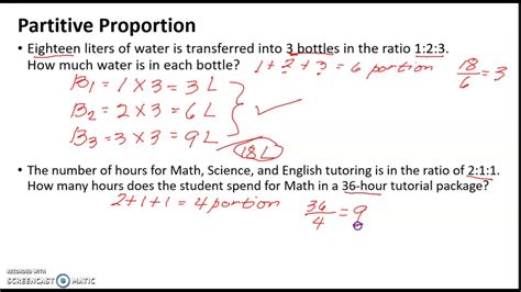 Partitive Proportion Youtube