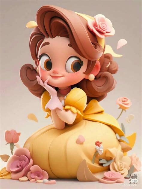 Disney Princess Artwork Disney Princess Belle Princess Cartoon