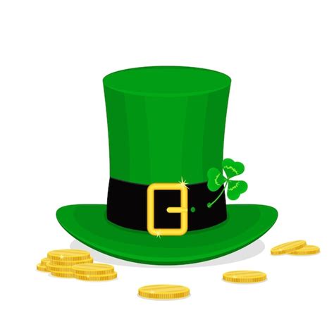 Premium Vector Illustration For St Patricks Day Leprechaun Hat And