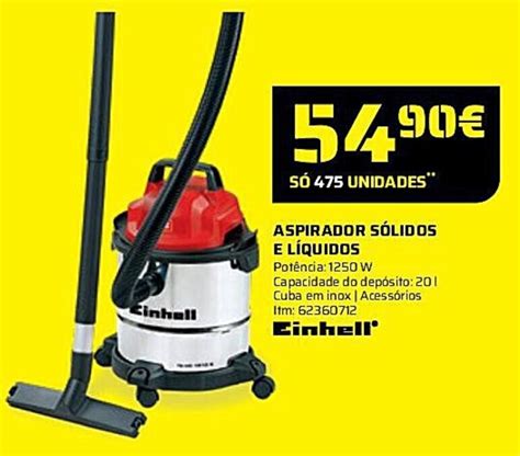 Promo O Einhell Aspirador S Lidos E L Quidos W Em Bricomarch