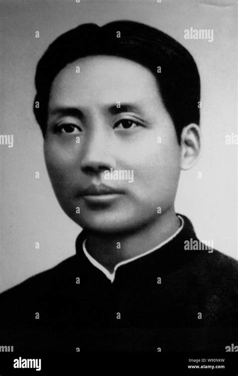 This picture shows a photos of Mao Zedong, founding father of China, in ...