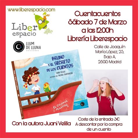 Cuentacuentos infantil Bruno y el secreto de los cuentos Librería