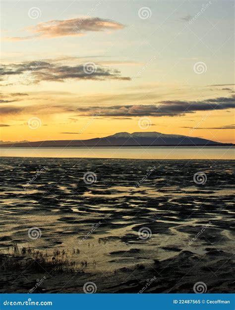 Mount Susitna at Sunset stock image. Image of inlet, knik - 22487565