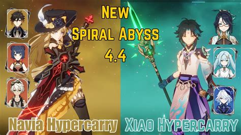 C0 Navia Double Pyro C1 Xiao Xianyun Hypercarry Spiral Abyss 4 4