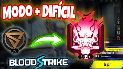 El MODO mas DIFÍCIL de llegar a LEYENDA en BLOOD STRIKE YouTube