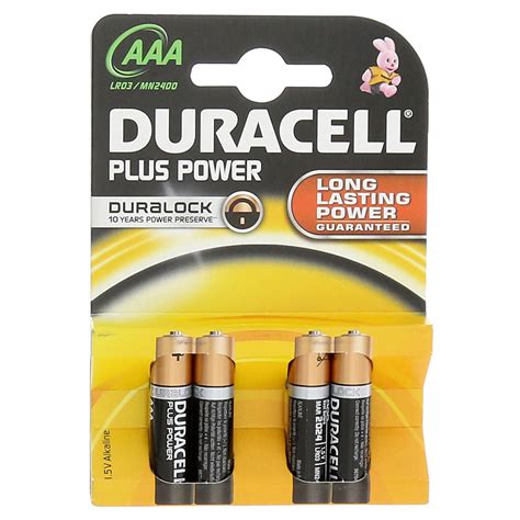 Batterien Micro Lr Aaa Mn Duracell Plus St Ck Medpex