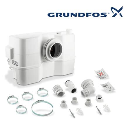 Grundfos Sololift2 WC 3 Kleinhebeanlage Fäkalienhebeanlage 230 240