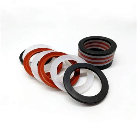 PTFE FKM NBR Fabric Reinforced Vee Packings Seals For Pumps Valves