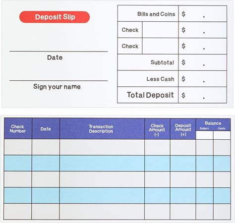 BLUE PANDA 150 hojas de cheques para niños con comprobante de depósito