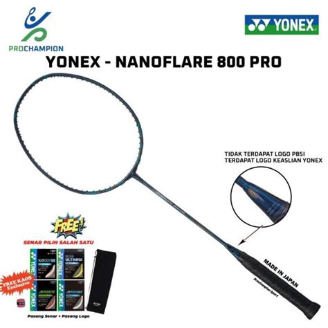 Jual Raket Badminton Original Yonex Nanoflare 800 Pro Made In Japan