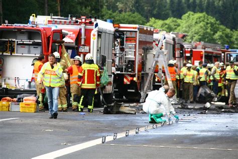 A9 Münchberg Gefrees Vor fünf Jahren 18 Menschen sterben bei Bus